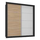 Guarda-roupas Casal 2 Portas De Correr 4 Gavetas Chicago Mult