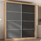 Guarda-roupas Casal 2 Portas De Correr 4 Gavetas Dallas Multi