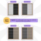 Guarda-roupas Casal 2 Portas De Correr 4 Gavetas Dallas Multi