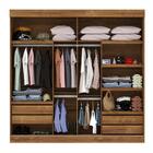 Guarda-roupas Casal 2 Portas De Correr 4 Gavetas Navegantes -