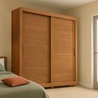 Guarda Roupas Casal 2 Portas De Correr 4 Gavetas Titanium Zan