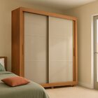 Guarda Roupas Casal 2 Portas De Correr 4 Gavetas Titanium Zan