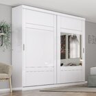 Guarda Roupas Casal 2 Portas Deslizantes 3 Gavetas Verg Branco