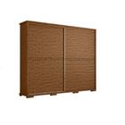 Guarda Roupas Casal 2 Portas Mdf Cadenza Castanho