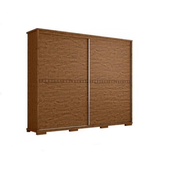 Guarda Roupas Casal 2 Portas Mdf Cadenza Castanho
