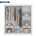 Guarda Roupas Casal 3 Portas 2 Gavetas Quito Espresso Móveis