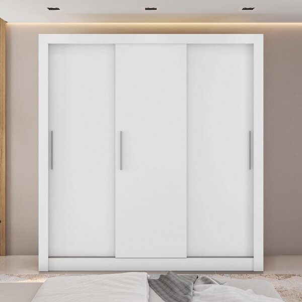 Guarda Roupas Casal 3 Portas 2 Gavetas Quito Espresso Móveis