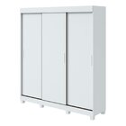 Guarda Roupas Casal 3 Portas 3 Gavetas Com Pés Zion Yescasa B