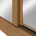 Guarda Roupas Casal 3 Portas 3 Gavetas Super Glass Com Pés Zi