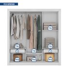 Guarda Roupas Casal 3 Portas De Correr 2 Gavetas Quito Espres