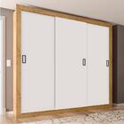 Guarda Roupas Casal 3 Portas De Correr Maysa Freijó/baunilha