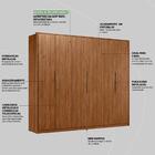 Guarda-roupas Casal 6 Portas 267cm Multimóveis Cr35228