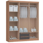 Guarda Roupas Casal 6 Portas 2 Gavetas Mali Móveis Castro