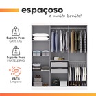 Guarda Roupas Casal 6 Portas 2 Gavetas Prime Branco Maxel