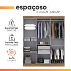 Guarda Roupas Casal 6 Portas 2 Gavetas Prime Ipê / Off White