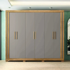 Guarda Roupas Casal 6 Portas 2 Gavetas Qatar Madeirado / Off