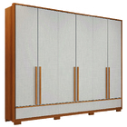 Guarda Roupas Casal 6 Portas 3 Gavetas Espanha Madeirado / Of