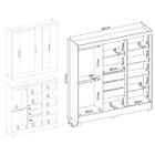 Guarda-roupas Casal 6 Portas 3 Gavetas Multimóveis Cr35194