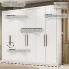 Guarda-roupas Casal 6 Portas 3 Gavetas Multimóveis Cr35195