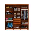 Guarda Roupas Casal 6 Portas 3 Gavetas Valença – Canela - Mir