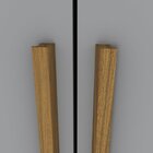 Guarda Roupas Casal 6 Portas 3 Gavetas Vigo Cinza/nature