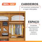 Guarda Roupas Casal 6 Portas 4 Gavetas 100% Mdf Chipre