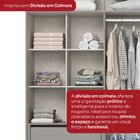 Guarda Roupas Casal 6 Portas 6 Gavetas Andréas Cinza/nature