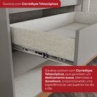 Guarda Roupas Casal 6 Portas 6 Gavetas Andréas Cinza/nature