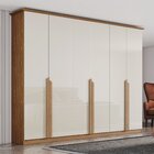 Guarda Roupas Casal 6 Portas 6 Gavetas Andréas Nature/off Whi
