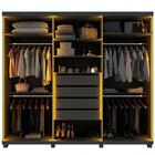 Guarda-roupas Casal 6 Portas Com 6 Portas Reflecta Com Pés E