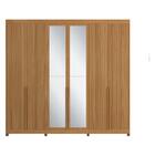 Guarda-roupas Casal 6 Portas Com Espelhos Multimóveis Cr35242