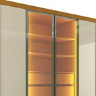 Guarda Roupas Casal 6 Portas Com Pés E Led Absolut New Reflec