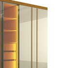 Guarda Roupas Casal 6 Portas Com Pés E Led Absolut New Reflec