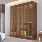 Guarda-roupas Casal 6 Portas Com Vidro Multimóveis Cr35260