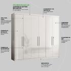 Guarda-roupas Casal 6 Portas E 4 Gavetas Multimóveis Cr35235