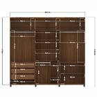 Guarda Roupas Casal 6 Portas Kansas Jatobá