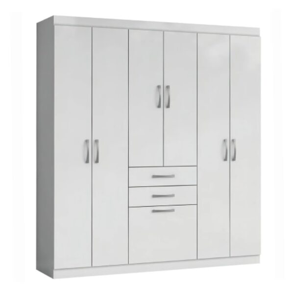Guarda Roupas Casal 7 Portas 2 Gavetas Lisboa Aramóveis
