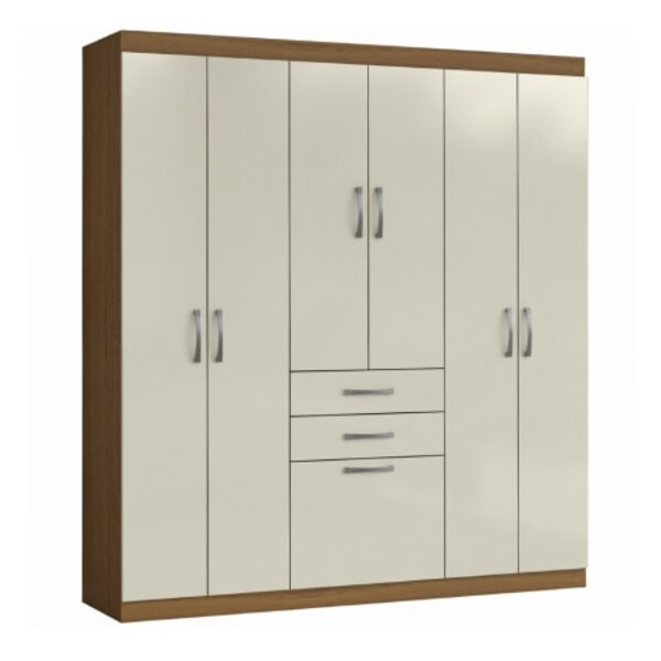 Guarda Roupas Casal 7 Portas 2 Gavetas Lisboa Aramóveis