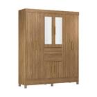 Guarda-roupas Casal 8 Portas 2 Gavetas E Espelhos Multimóveis