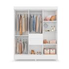 Guarda-roupas Casal 8 Portas 2 Gavetas E Espelhos Multimóveis