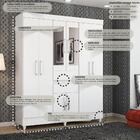 Guarda-roupas Casal 8 Portas 2 Gavetas E Espelhos Multimóveis