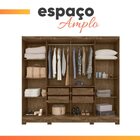 Guarda Roupas Casal 8 Portas 4 Gavetas Diplomata Moval Castan