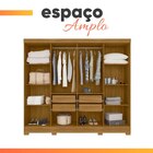 Guarda Roupas Casal 8 Portas 4 Gavetas Diplomata Moval Freijó