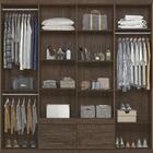 Guarda Roupas Casal 8 Portas Aloy Ébano