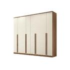 Guarda Roupas Casal 8 Portas Cayla Jatobá Areia