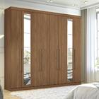 Guarda Roupas Casal 8 Portas Com Espelho Alan Jatobá