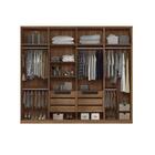 Guarda Roupas Casal 8 Portas Com Espelho Cayla Jatobá