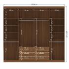 Guarda Roupas Casal 8 Portas Thomas Jatobá