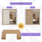 Guarda-roupas Casal C/espelho E Cabeceira Multimóveis Mp4327