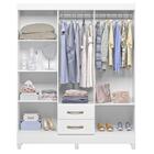 Guarda Roupas Casal Com 5 Portas Assis Branco